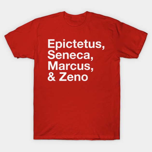 Famous Stoics T-Shirt by mike11209